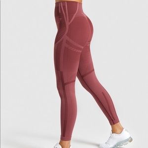Gymshark Geo Seamless Leggings - Rose
